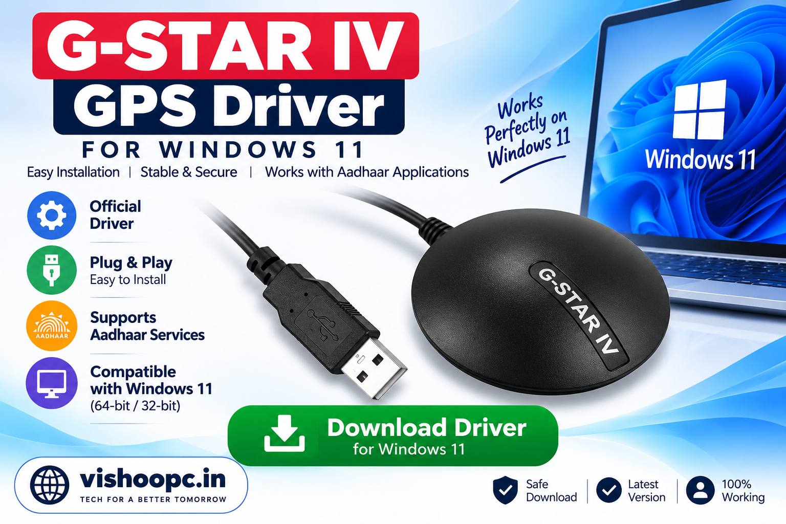 G-STAR IV GPS Driver for Windows 11 – Download and Installation Guide