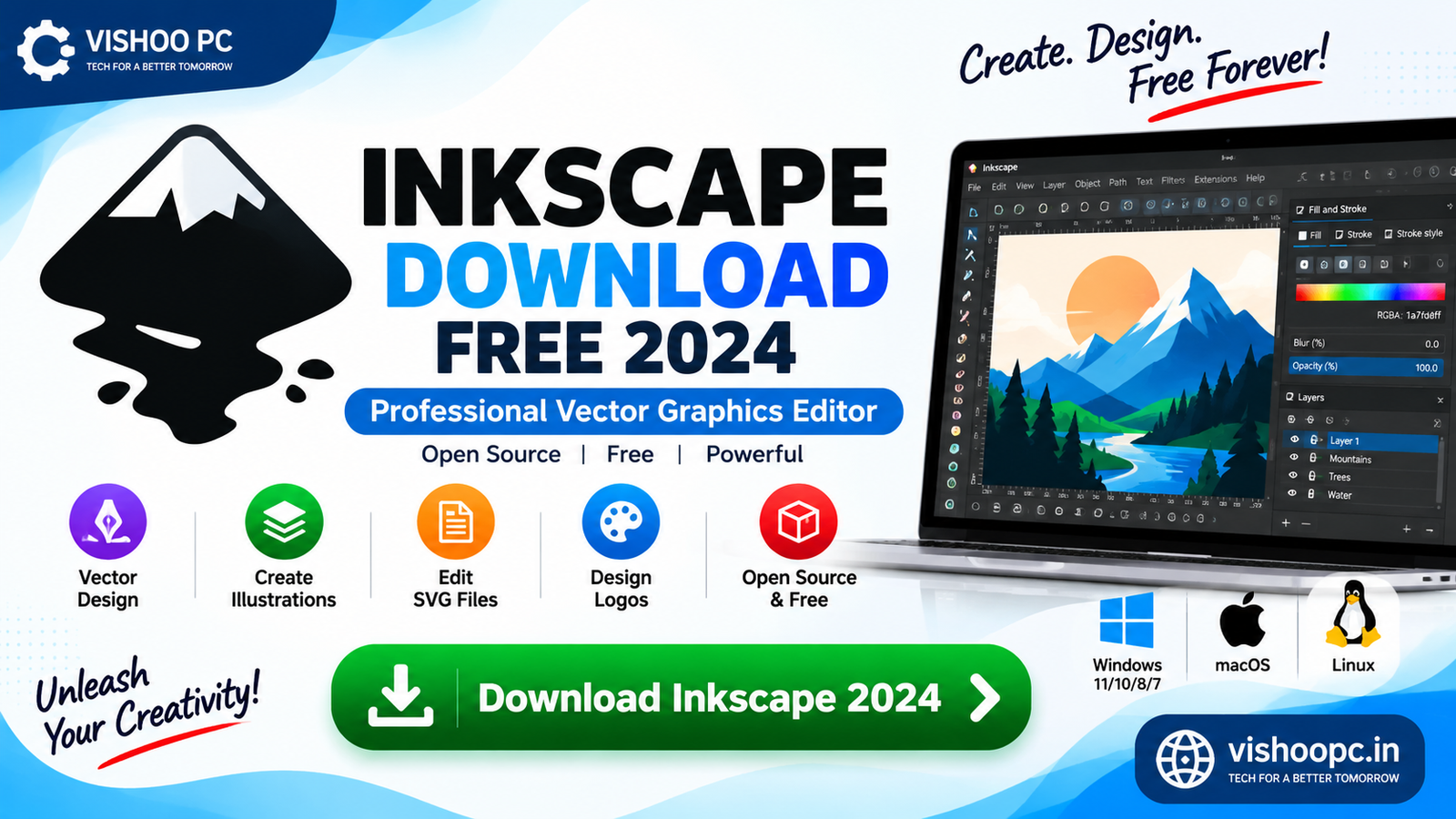Inkscape free download 2024 for Windows