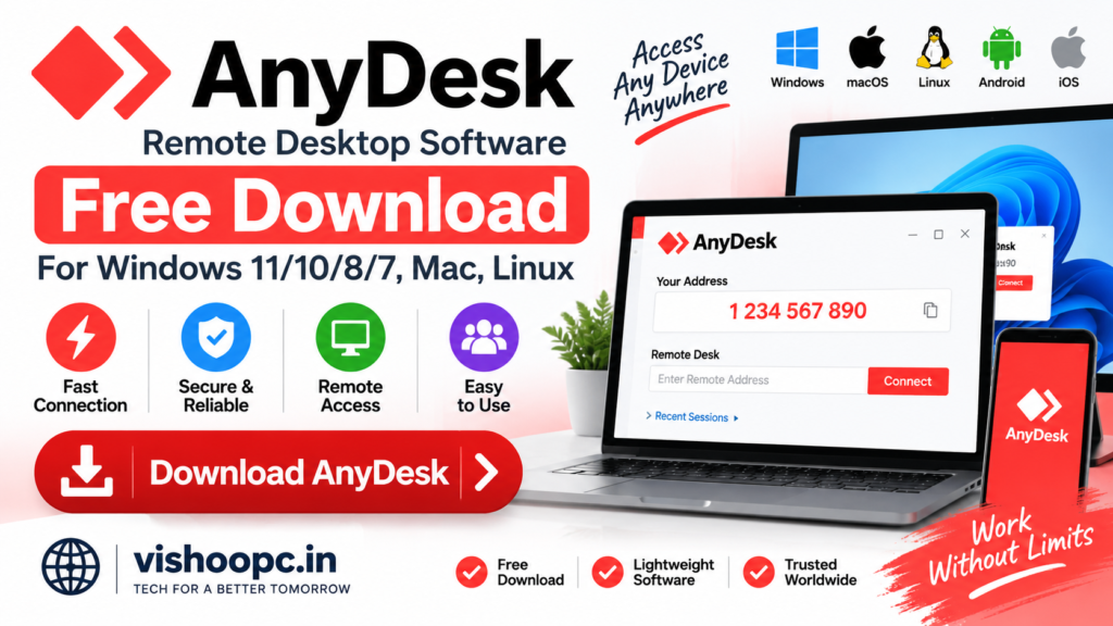 AnyDesk free download remote desktop software for Windows