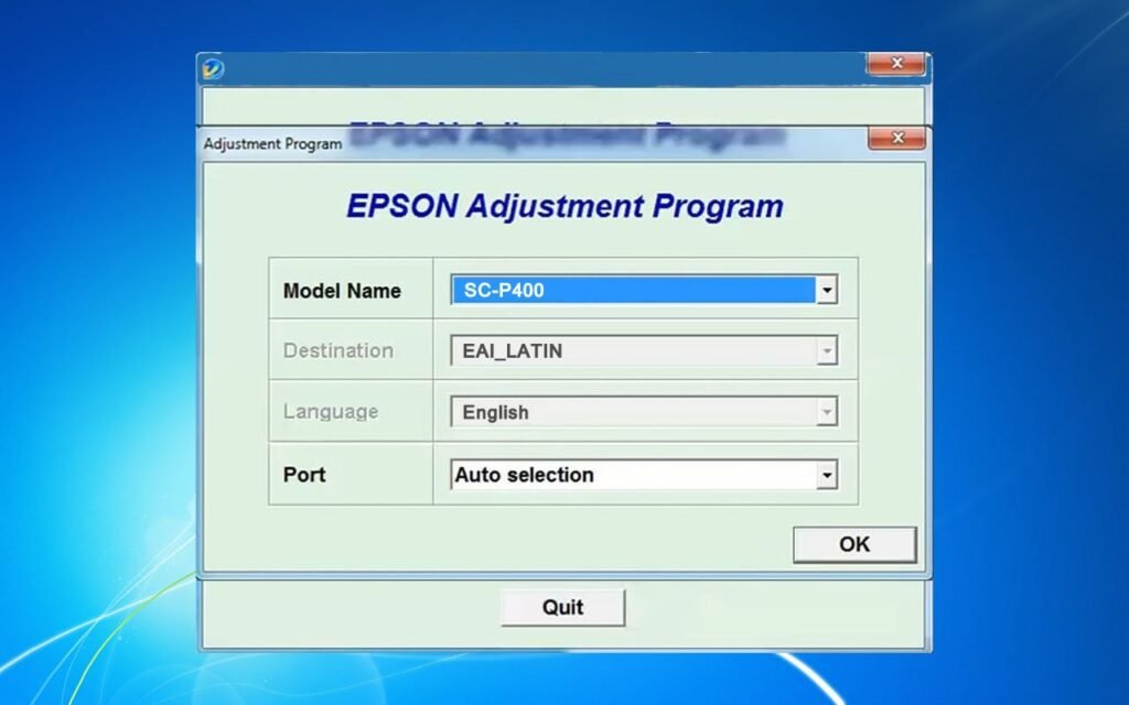 EPSON Adjustment Program Resetter Tool Download Free L130-L220-L310-L360-L365