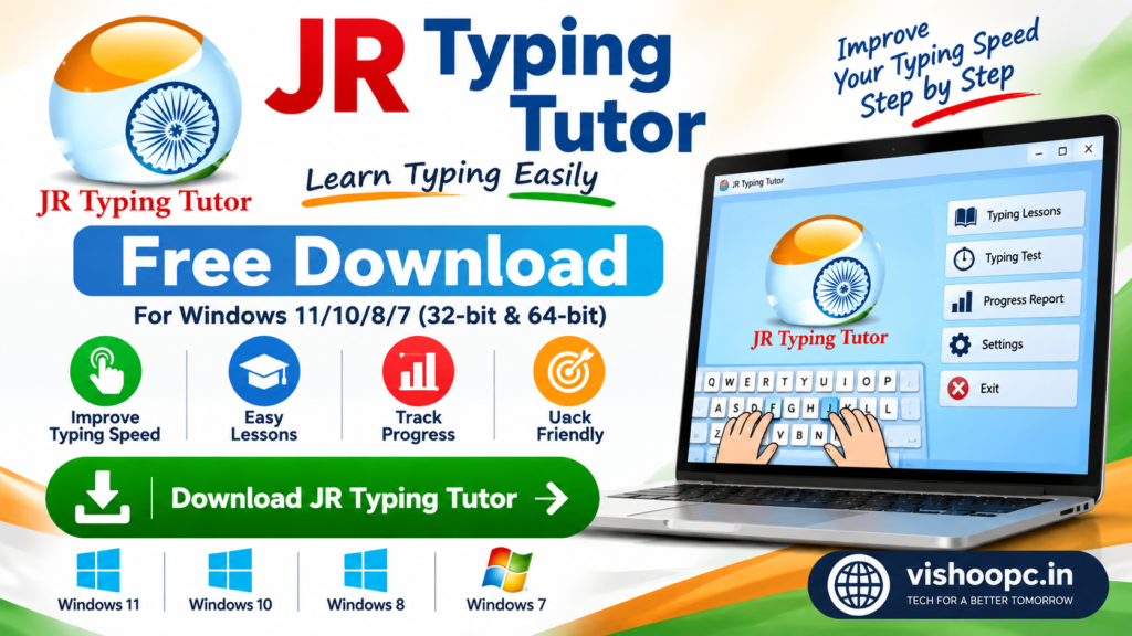 JR Typing Tutor free download for Windows 11
