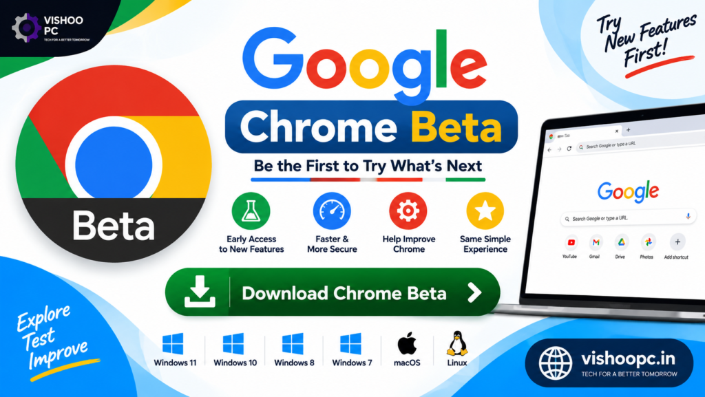 Google Chrome Beta free download for Windows