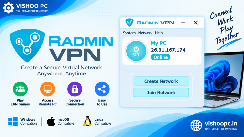 Radmin VPN free download for Windows
