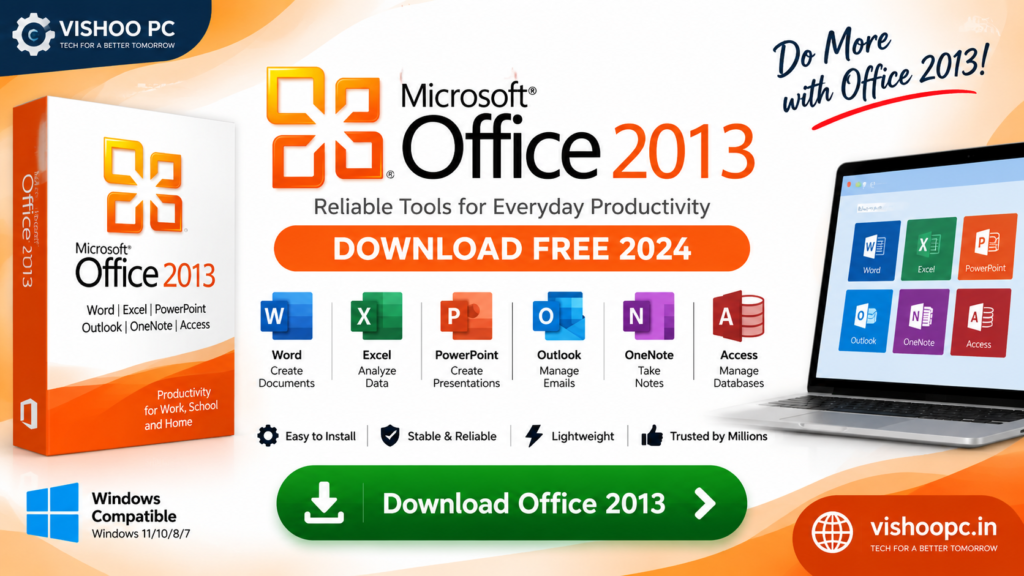 Microsoft Office 2013 download free for Windows