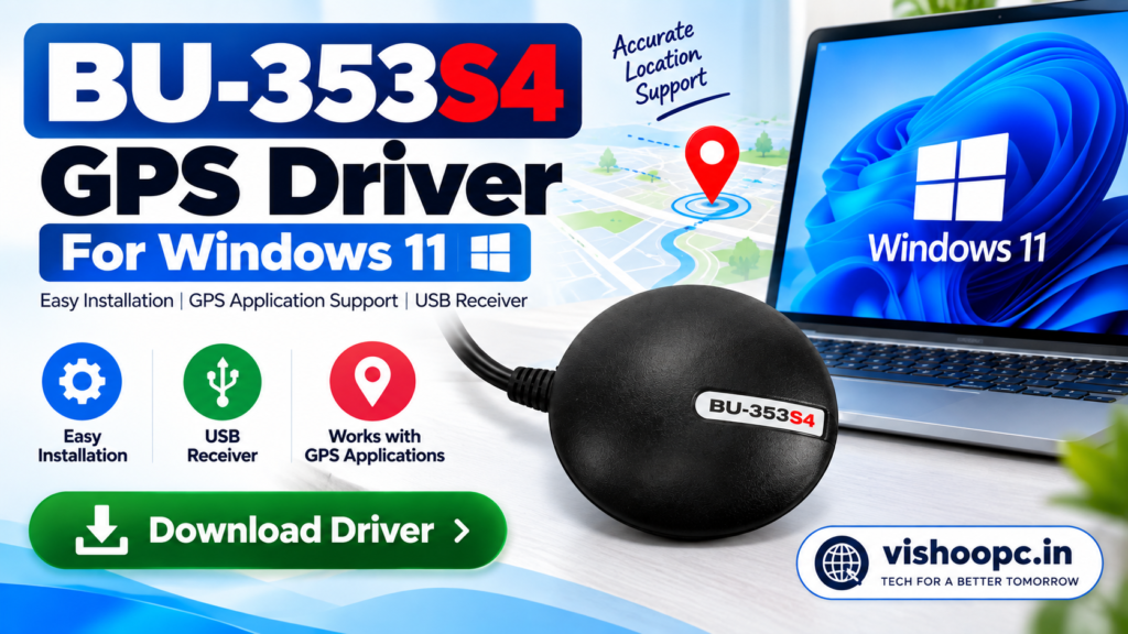 BU-353S4 GPS Driver for Windows 11