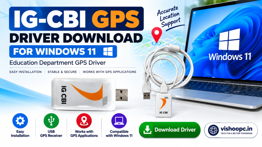 IG-CBI GPS Driver Download for Windows 11