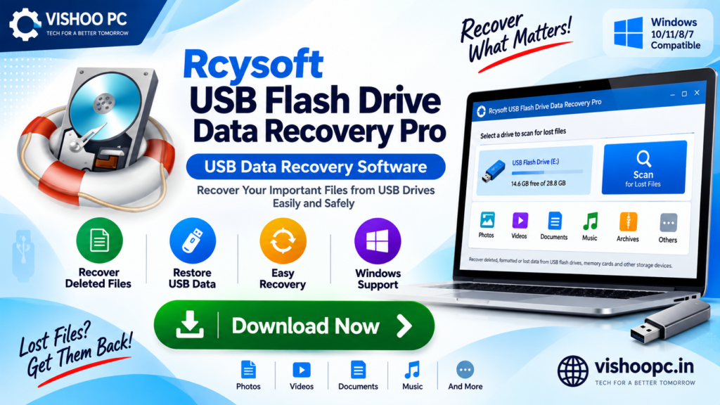 Rcysoft USB Flash Drive Data Recovery Pro download