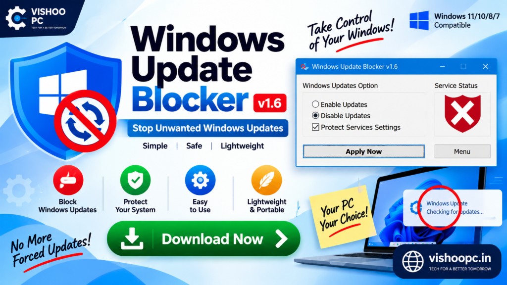 Windows Update Blocker v1.6 download for Windows