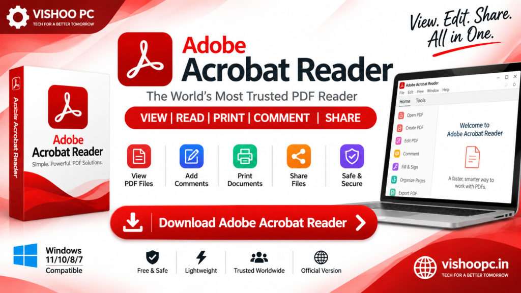 Adobe Acrobat Reader Free Download 2025