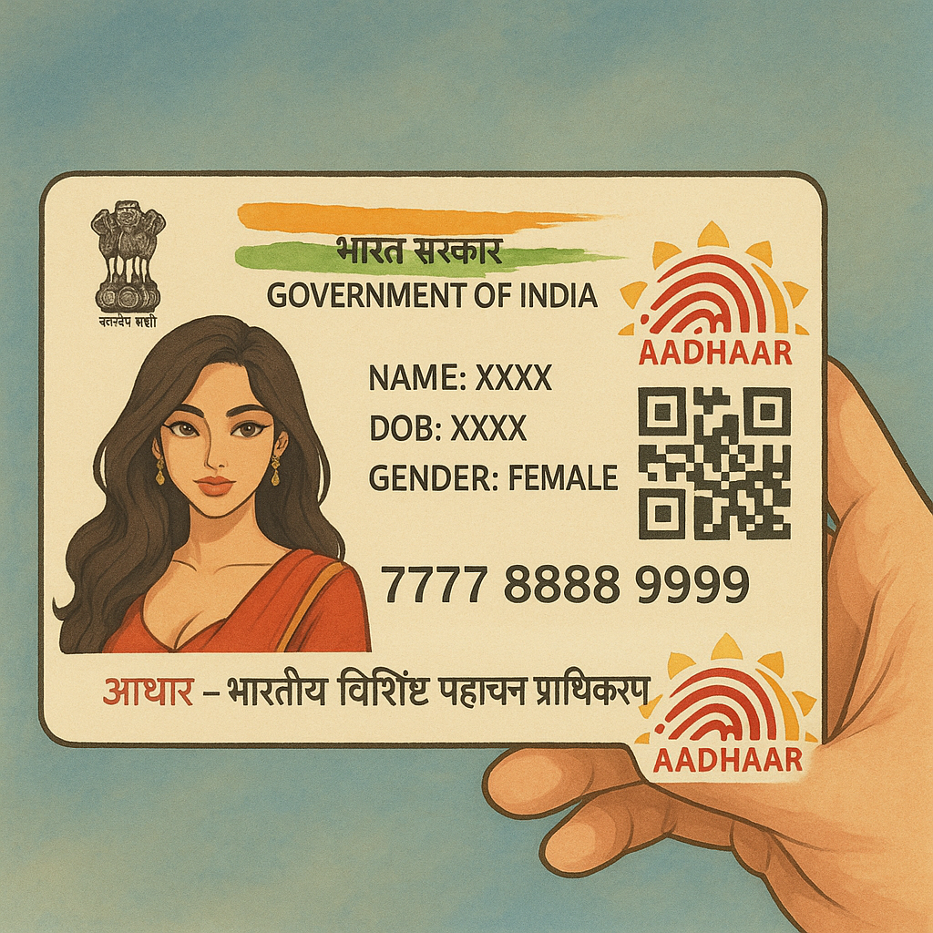 Violating Aadhaar card holders can now face a jail term of up to three years and a fine of up to ₹1 lakh. उल्लंघन करने वाले आधार कार्ड धारकों को अब तीन वर्षों तक की कारावास तथा ₹1 लाख तक का आर्थिक दंड दिया जा सकता है।