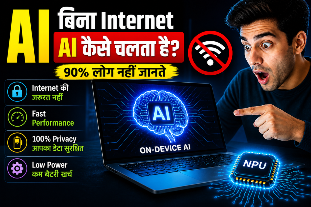 बिना Internet AI कैसे चलता है? 90% लोग नहीं जानते